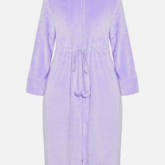 Plus Size Robe Lavender - Picture 4 of 12